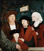 bernhard strigel Portrait of the Cuspinian Family oil painting on canvas
